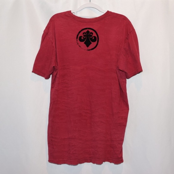 Affliction Red Tee with Black Eagle Graphic Seek and Destroy XL - Picture 5 of 11